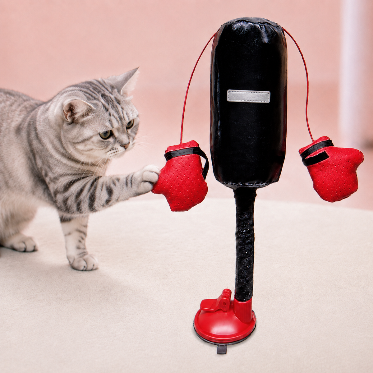 Portable Cat Punching Bag Toy