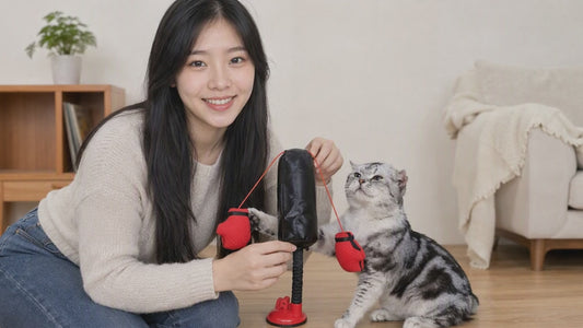 Portable Cat Punching Bag Toy